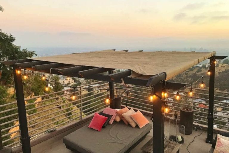 vue terrasse pergola