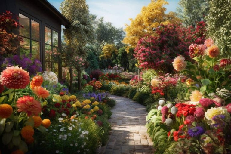 jardin d'automne