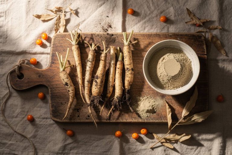 racines et poudre d'ashawaganda