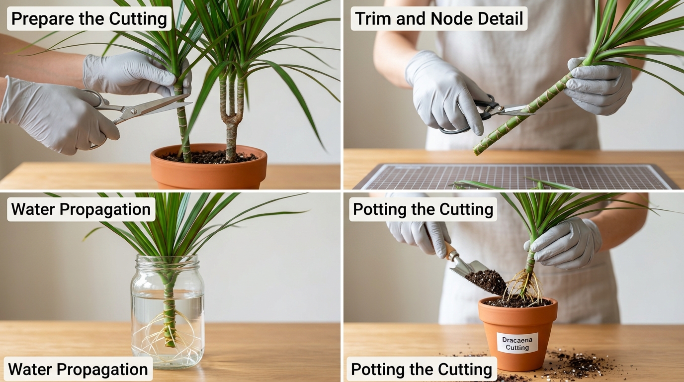 apprenez à faire une bouture de dracaena facilement grâce à notre guide étape par étape, pour multiplier vos plantes d'intérieur sans effort.