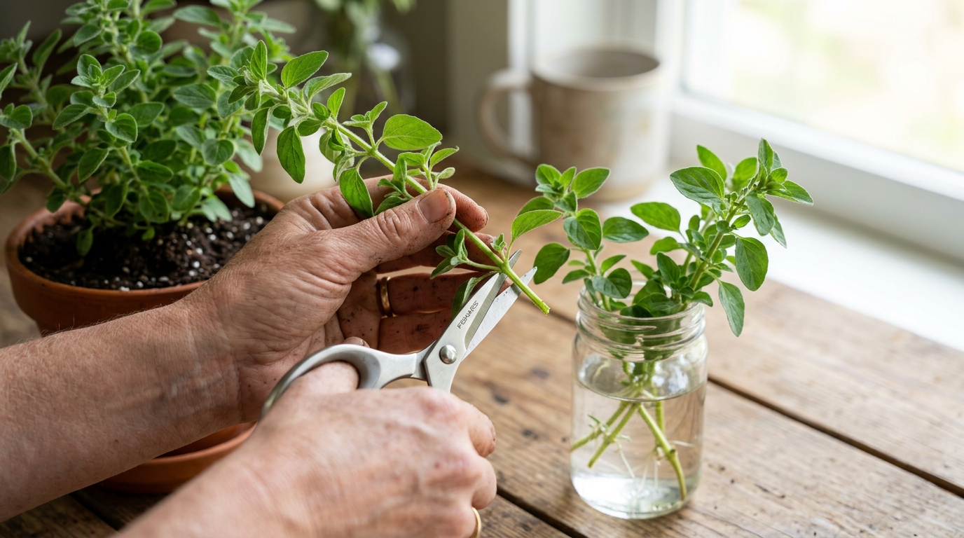 découvrez comment prélever et replanter facilement une bouture d'origan pour réussir sa multiplication et profiter d'une plante aromatique fraîche toute l'année.