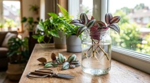 découvrez comment bouturer facilement une tradescantia (misère) dans l'eau grâce à notre guide simple et rapide, idéal pour réussir vos plantations à la maison.