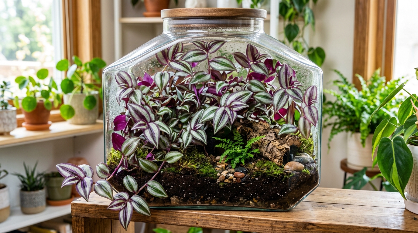 apprenez à bouturer facilement une tradescantia (misère) dans l'eau grâce à notre guide simple et pratique, idéal pour multiplier vos plantes rapidement et sans effort.