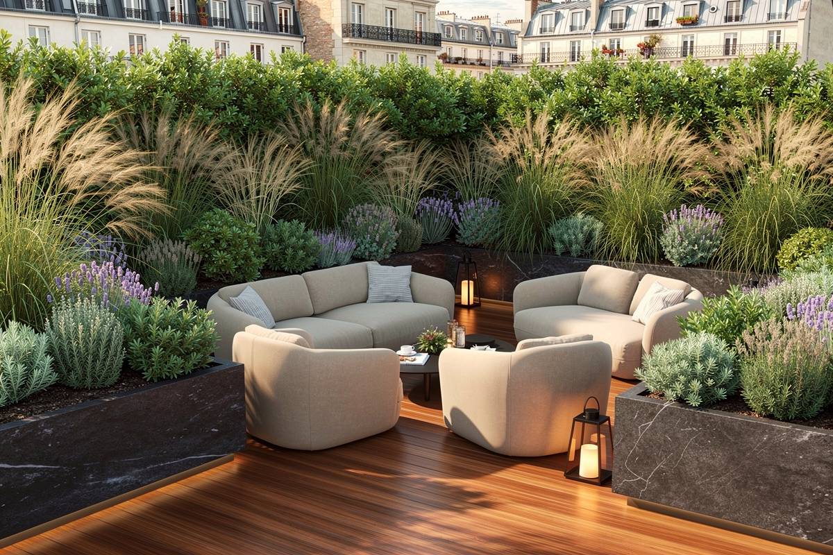 toit terrasse paysagé
