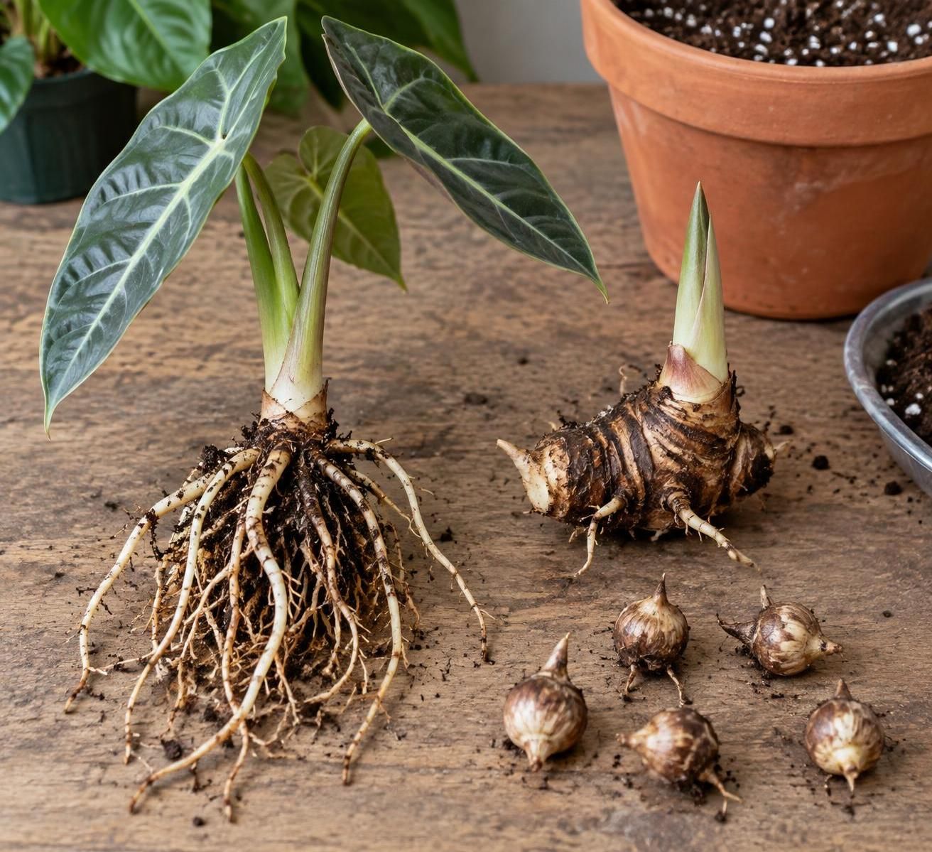découvrez comment multiplier un alocasia par division des rhizomes : matériel nécessaire, étapes de prélèvement et conseils pour favoriser la reprise.