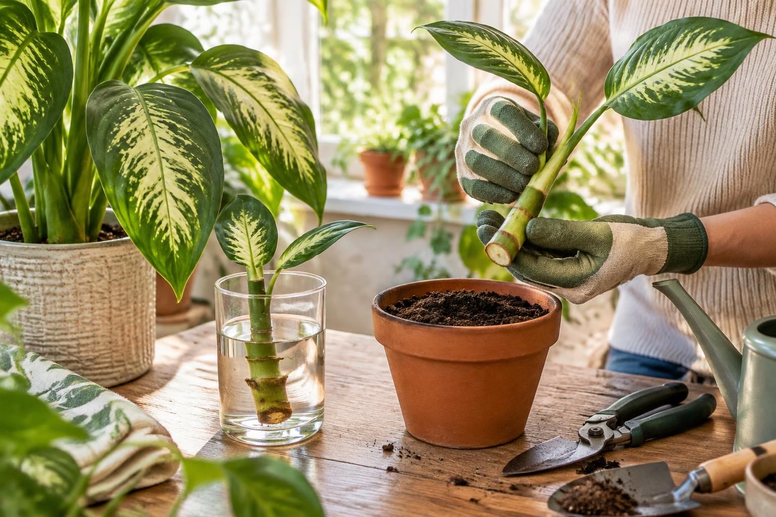 découvrez comment réussir facilement la bouture du dieffenbachia à la maison : choix de la tige, méthode de multiplication et conseils d’entretien.