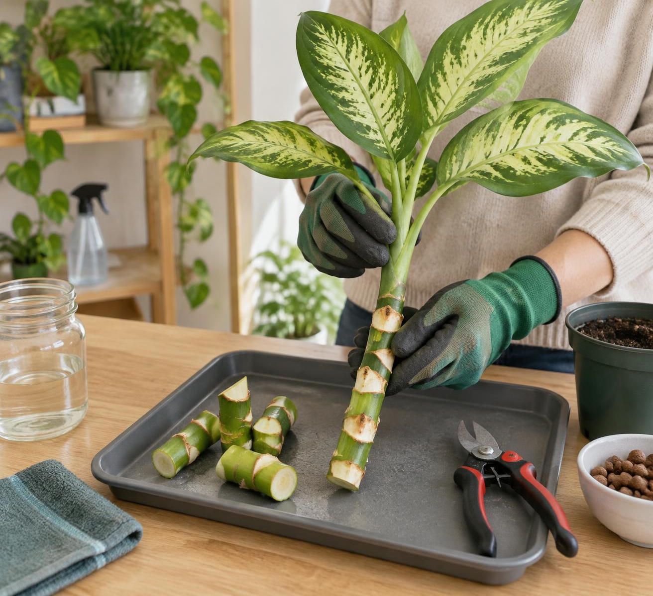 découvrez comment bouturer facilement un dieffenbachia à la maison : étapes, conseils et conditions idéales pour favoriser l’enracinement.
