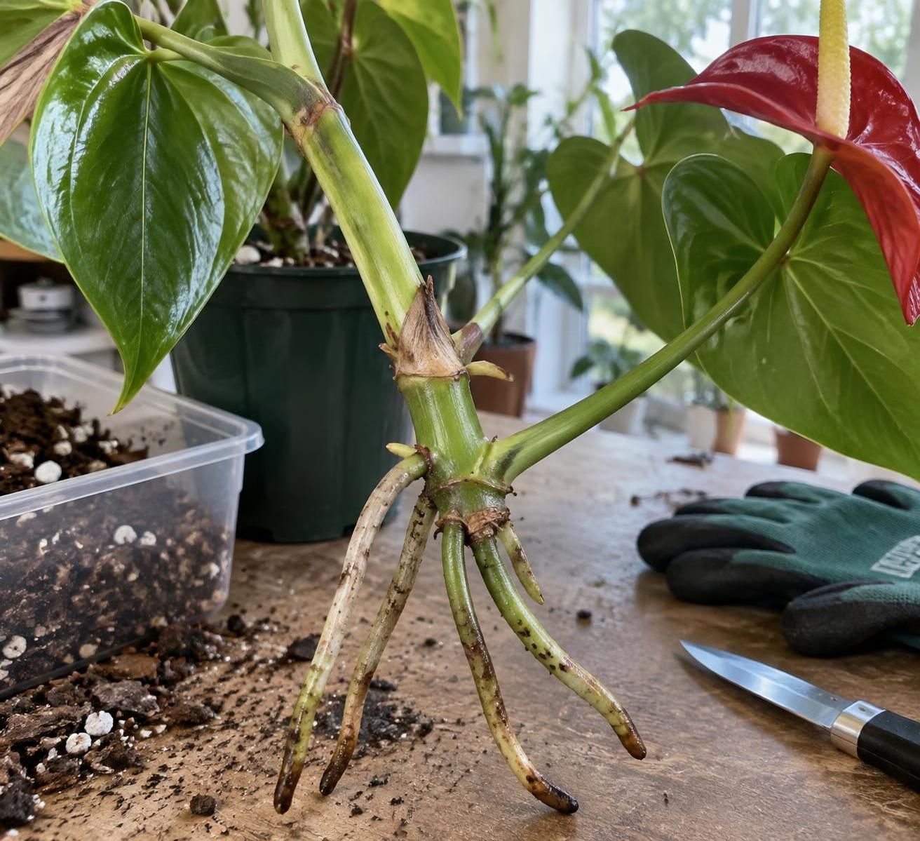 apprenez à bouturer un anthurium à la maison : choix de la tige, étapes clés et conseils d’entretien pour favoriser l’enracinement et la croissance.